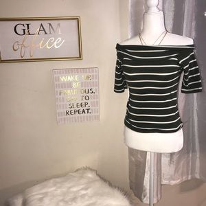 Weekend off the shoulder top